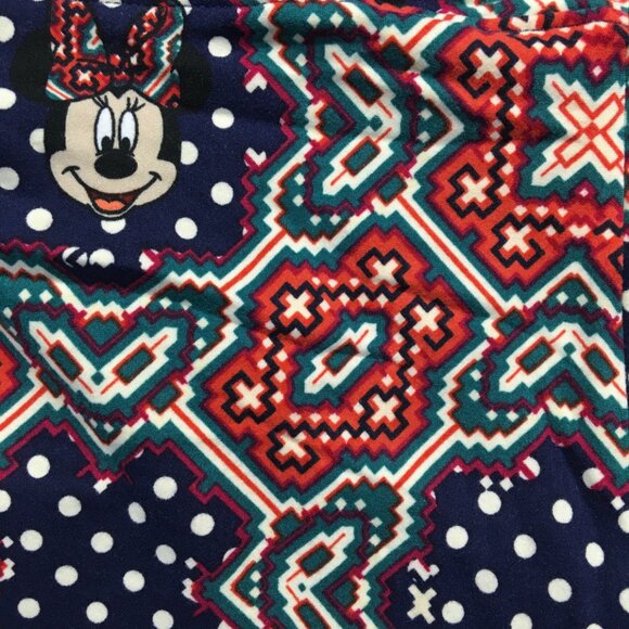 Title: Minnie Patchwork | LuLaRoe Leggings (OS) - Picture 1 of 2